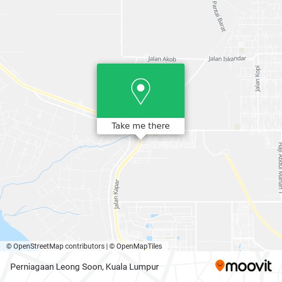 Perniagaan Leong Soon map