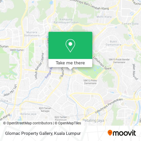 Glomac Property Gallery map