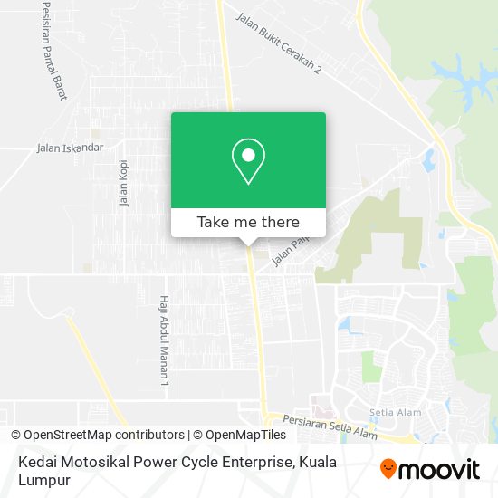 Kedai Motosikal Power Cycle Enterprise map