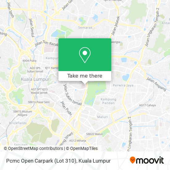 Pcmc Open Carpark (Lot 310) map