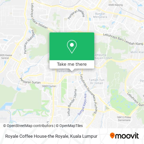 Royale Coffee House-the Royale map