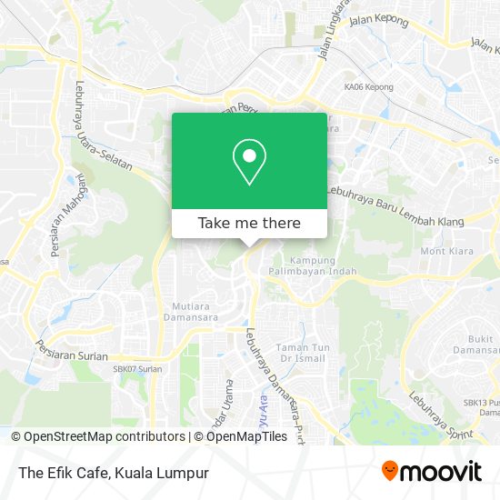 The Efik Cafe map