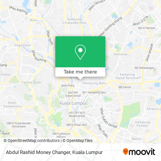 Abdul Rashid Money Changer map