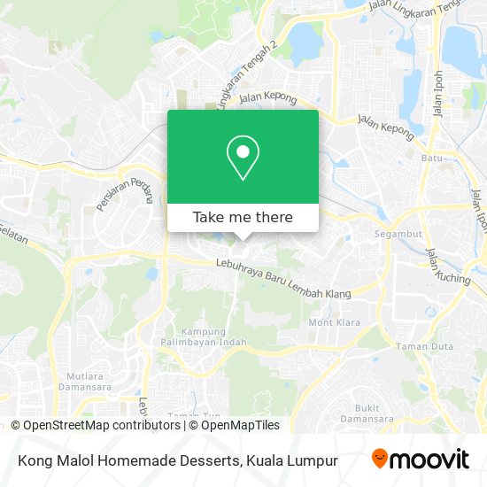 Kong Malol Homemade Desserts map