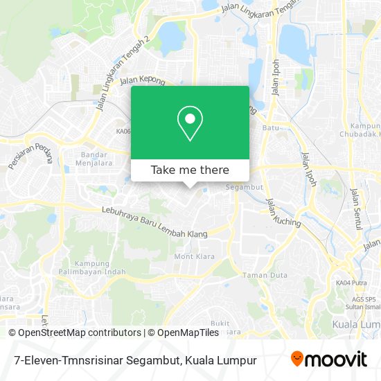 7-Eleven-Tmnsrisinar Segambut map