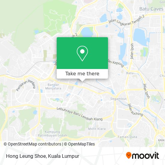 Hong Leung Shoe map