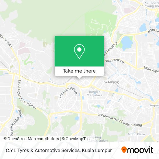 C.Y.L Tyres & Automotive Services map