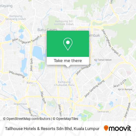 Peta Tallhouse Hotels & Resorts Sdn Bhd