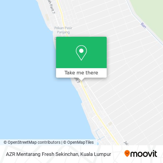Peta AZR Mentarang Fresh Sekinchan
