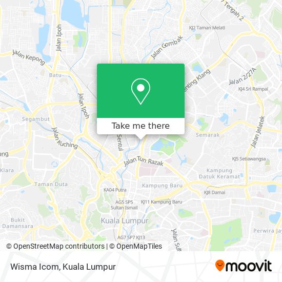 Wisma Icom map