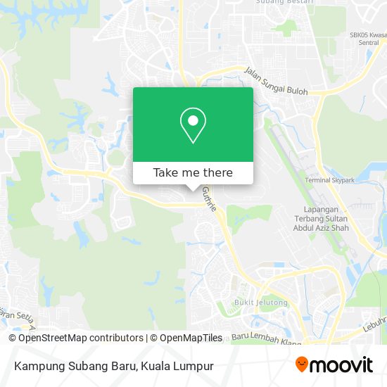 Peta Kampung Subang Baru