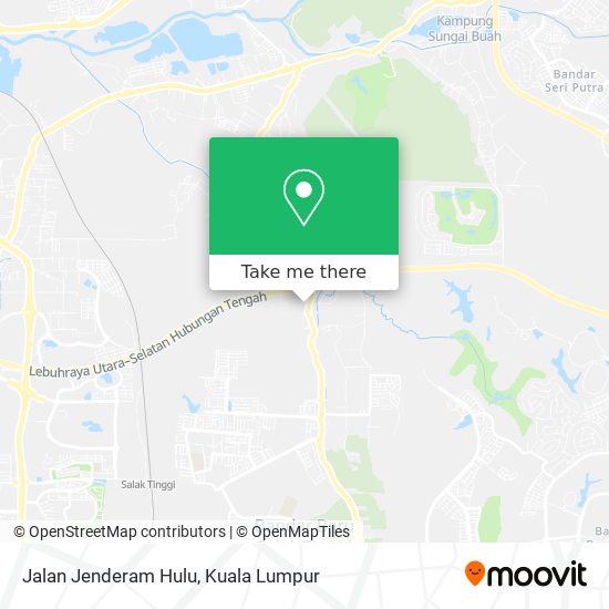 Jalan Jenderam Hulu map