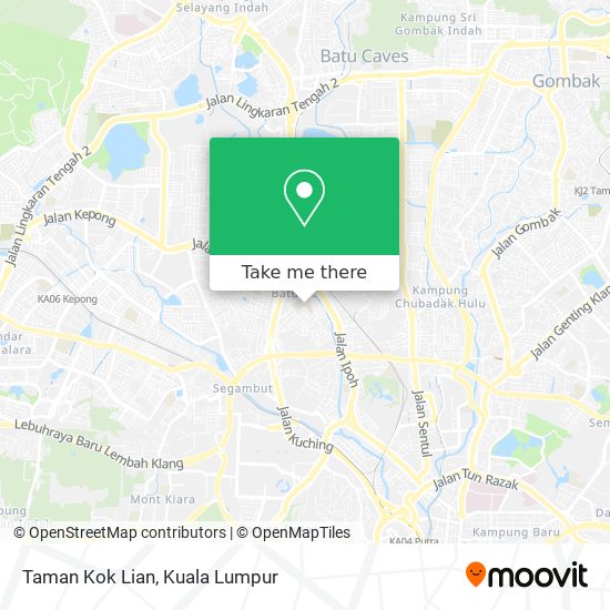 Taman Kok Lian map