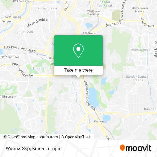 Wisma Ssp map