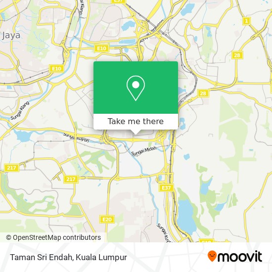 Taman Sri Endah map