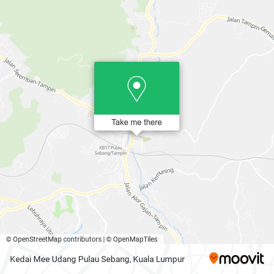 Kedai Mee Udang Pulau Sebang map