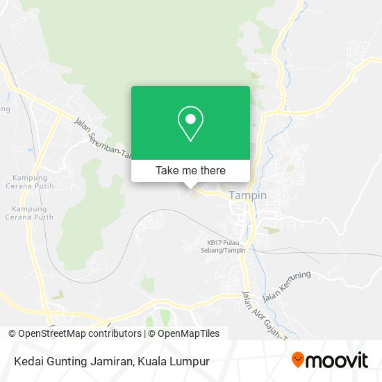 Kedai Gunting Jamiran map