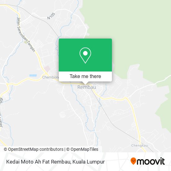 Peta Kedai Moto Ah Fat Rembau