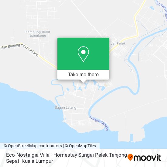 Peta Eco-Nostalgia Villa - Homestay Sungai Pelek Tanjong Sepat