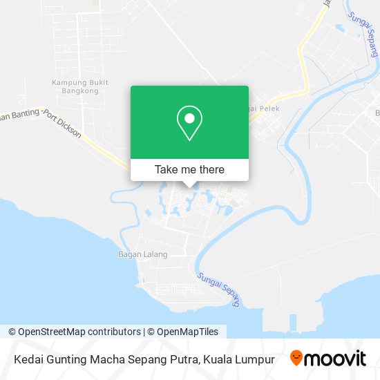 Kedai Gunting Macha Sepang Putra map