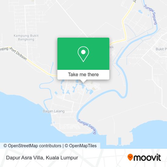 Dapur Asra Villa map