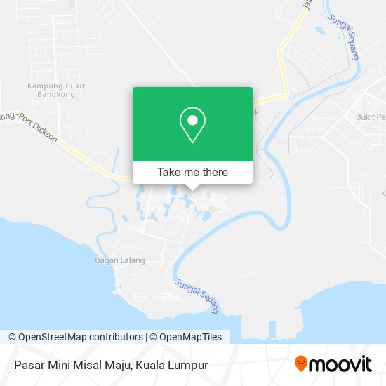 Peta Pasar Mini Misal Maju