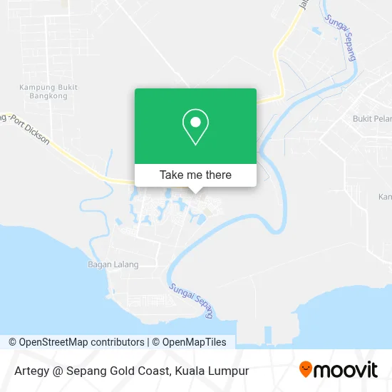 Artegy @ Sepang Gold Coast map