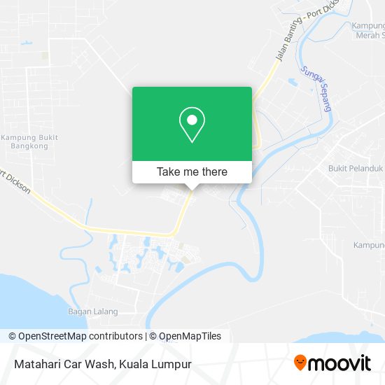 Matahari Car Wash map