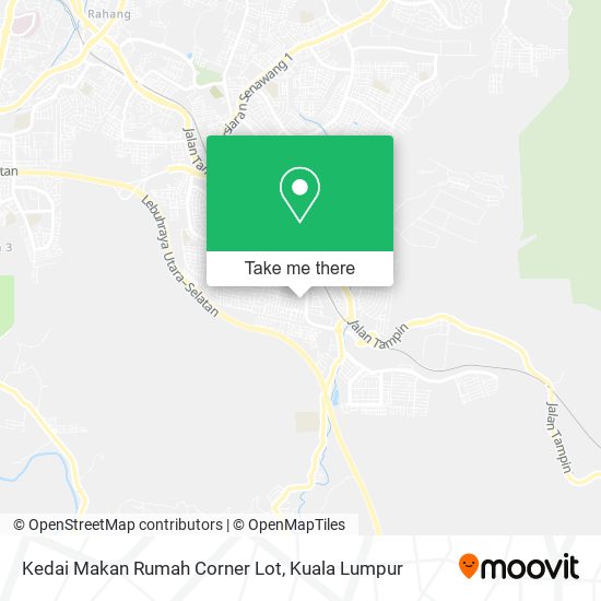 Kedai Makan Rumah Corner Lot map