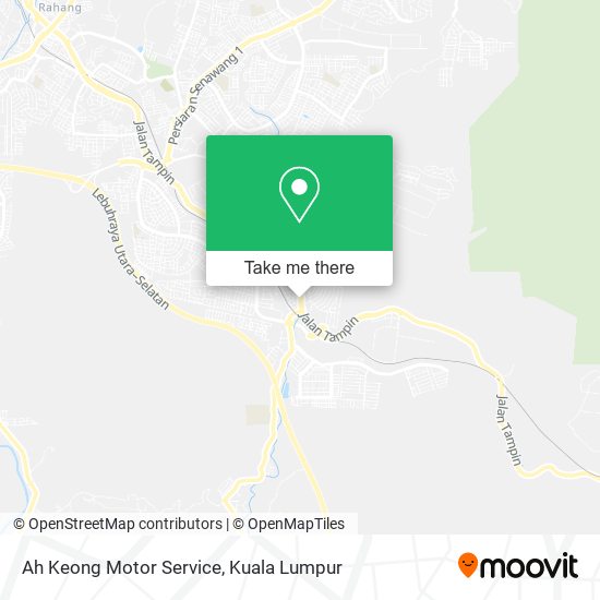 Peta Ah Keong Motor Service