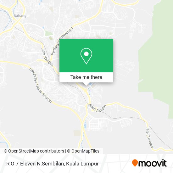 R.O 7 Eleven N.Sembilan map