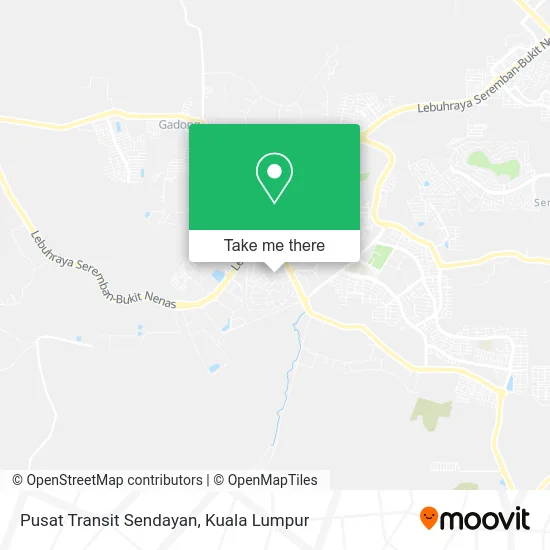 Pusat Transit Sendayan map