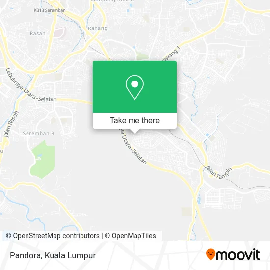 Pandora map