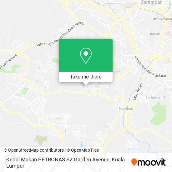 Kedai Makan PETRONAS S2 Garden Avenue map