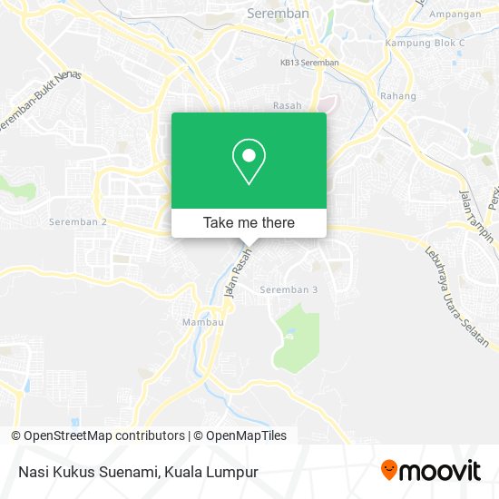 Nasi Kukus Suenami map