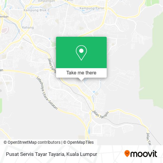 Peta Pusat Servis Tayar Tayaria