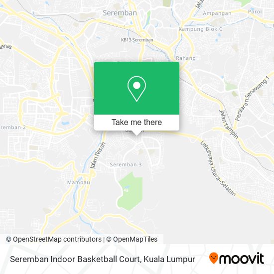 Seremban Indoor Basketball Court map