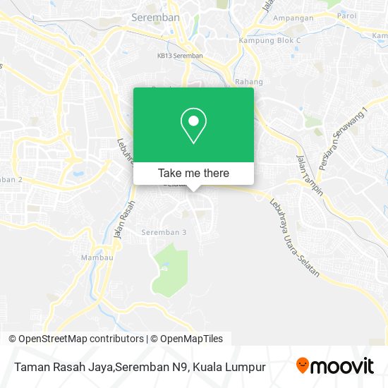 Taman Rasah Jaya,Seremban N9 map