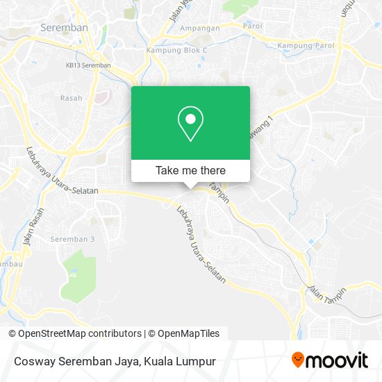 Peta Cosway Seremban Jaya