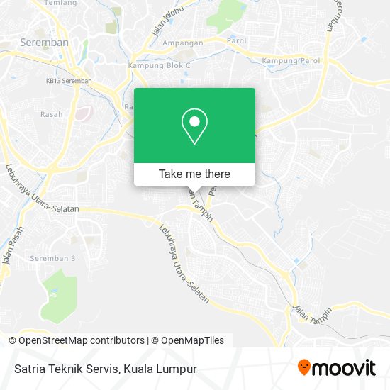 Satria Teknik Servis map