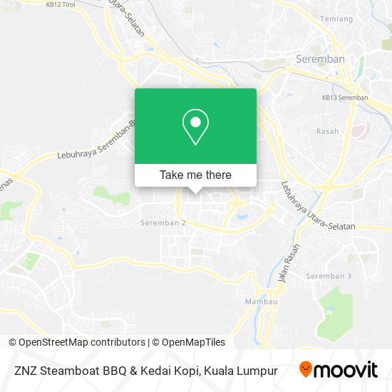 ZNZ Steamboat BBQ & Kedai Kopi map