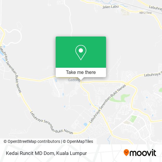 Kedai Runcit MD Dom map