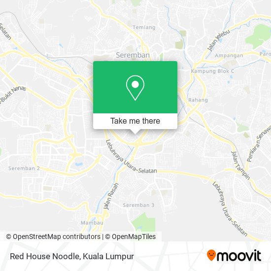 Red House Noodle map