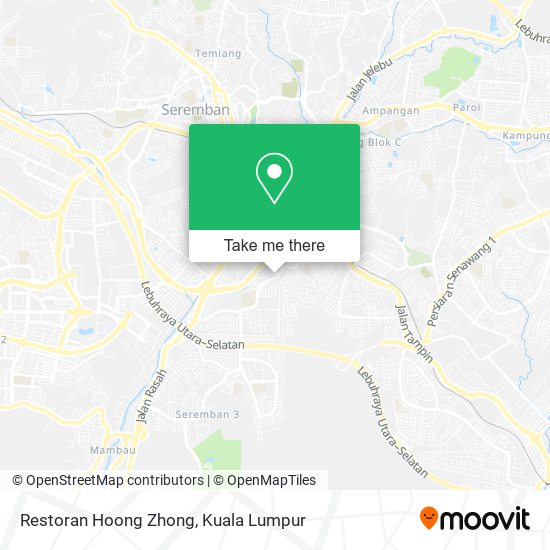 Peta Restoran Hoong Zhong