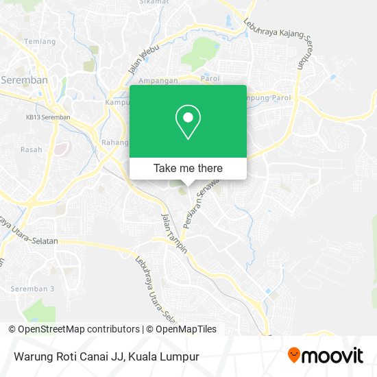 Peta Warung Roti Canai JJ