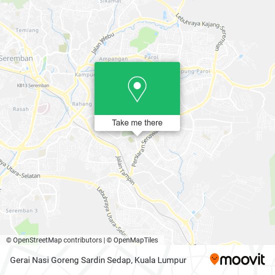 Gerai Nasi Goreng Sardin Sedap map