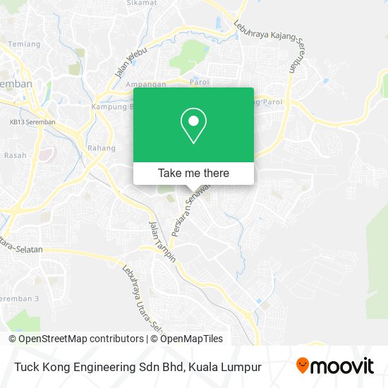 Peta Tuck Kong Engineering Sdn Bhd