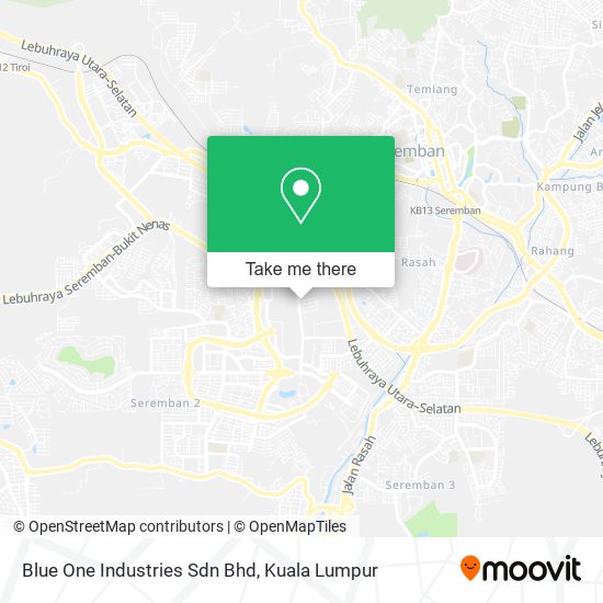 Blue One Industries Sdn Bhd map