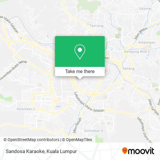 Sandosa Karaoke map