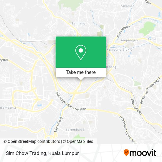 Sim Chow Trading map